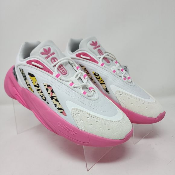 Adidas Running Shoes Womens White Pink Ozelia Originals